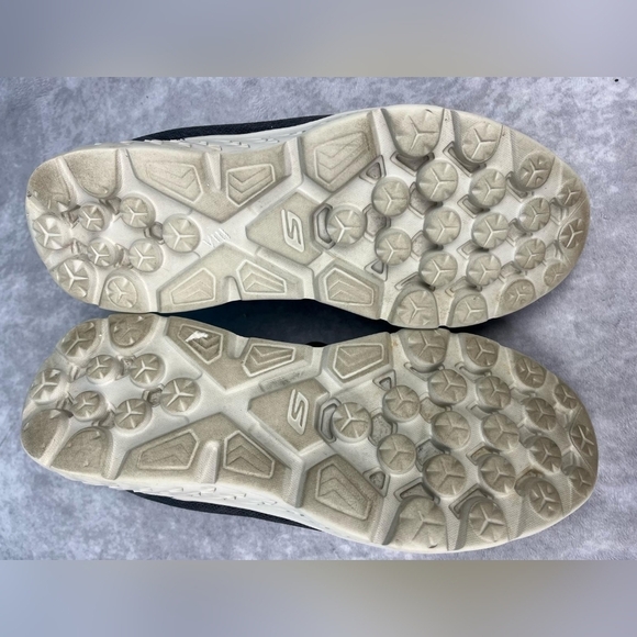 Skechers Men's Quick Fit Athletic Running Logo Shoes Lace Black Size 12‎ - Picture 8 of 11